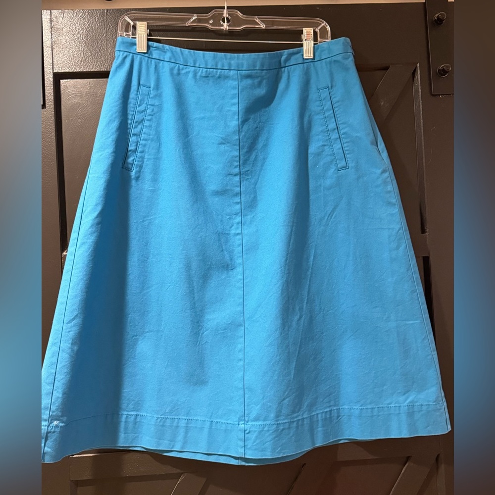 Boden a line chino skirt-Caribbean blue size US10L / UK14L
